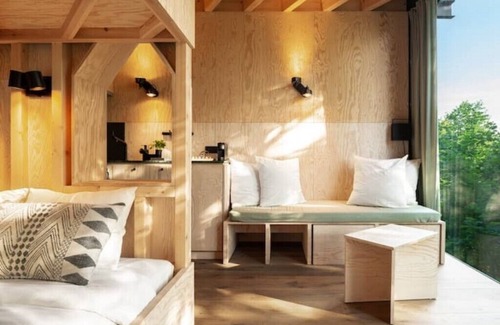 La Roche-en-Ardenne Cabin | Hutstuf - The Owl & private rooftop saunann