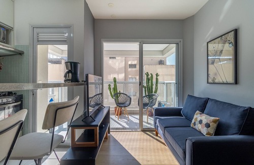 Consolacao Apartment | HYPE104 - Apt 1 bedroom Complete w/Balcony