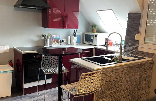 Epernay Apartment | *hyper-center Epernay Penthouse (43sm) 1bd Apartment w/elevator,washer