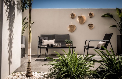 Limenas Chersonisou Apartment | Icos City 1. Luxury, spacious apartment with jacuzzi and private patio.