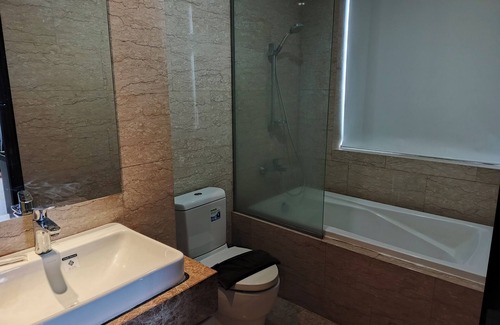 Cikini Apartment | Chic 2-bedroom apartment with private lift,AC, WiFi in vibrant Jakarta