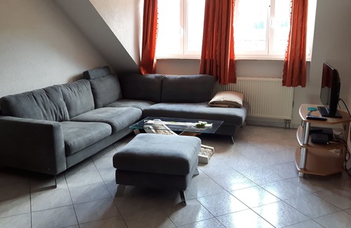 Deggenhausertal Apartment | Idyllically Situated Holiday Apartment "Hermannshöhe FeWo 5" on a Farm with Shared Garden, Playground, Terrace, Barbecue, Wi-Fi & TV; Parking Available