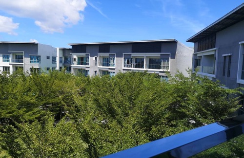 Downtown Kota Kinabalu Apartment | Imago Loft at the roop top with garden view