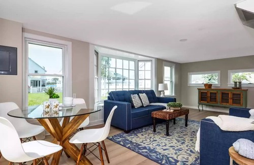 Madison Center Cottage | Immaculate Year Round Cottage Steps from the Beach Sleeps 6