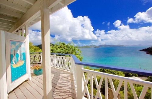 Estate Saunders Gut Villa | Impeccable designed home with huge ocean views pool and hot tub.