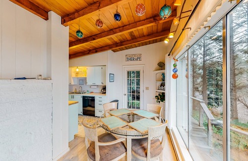 South Beach House | Impeccable oceanview home with private beach access & large deck