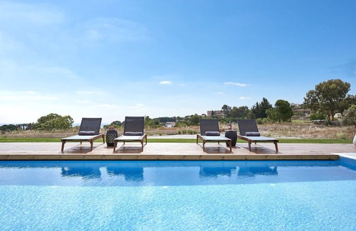 Kallithea Villa | Impeccable SeaView Luxury Villa, with 3 Private Pools & 10 Bedrooms