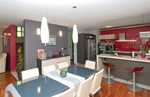 Seget House | In a small quiet place in a large garden is located this cottage with nicely furnished interiors.