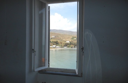 Paleopolis House | In Chora top floor of 1871 built stone wall Mansion, amazing view