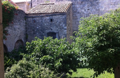 La Garde-Adhemar House | In the courtyard of the old Château in Drôme provençale
