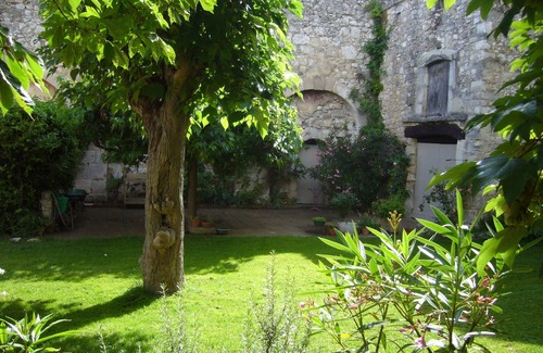 La Garde-Adhemar House | In the courtyard of the old Château in Drôme provençale