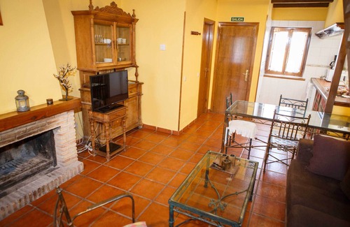Horcajuelo de la Sierra Ski Chalet | In the Medium you can enjoy a large terrace with barbecue and a small front patio