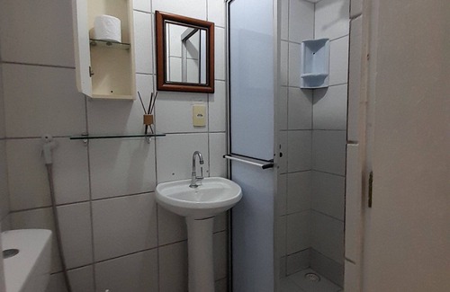 Boa Viagem Apartment | In the heart of Boa Viagem with view of Pracinha,it accommodates up to 3 guests.