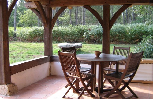 Argelouse Cottage | In the heart of the Landes forest, traditional half-timbered gîte, 4pers.