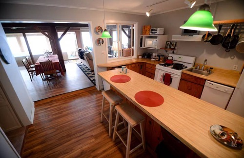 Schroon Lake House | In-Town Lakefront-The Apple Tree Lodge, Unit 1