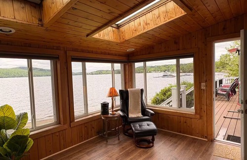 Schroon Lake House | In-Town Lakefront-The Apple Tree Lodge, Unit 1