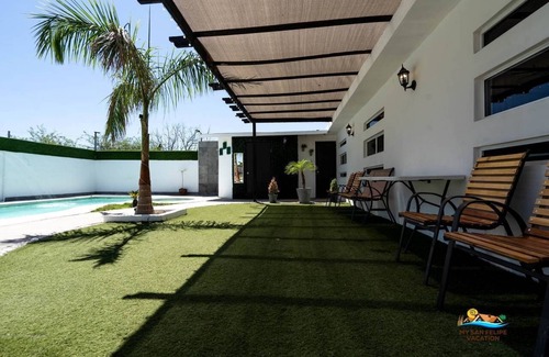 Primera Seccion House | Incredible in-town pool house with BBQ area!
