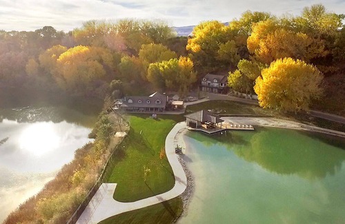 Box Elder County House | Incredible Lakeside Lodge and Beach House