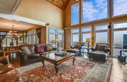 Mountainside House | Indoor Pool Huge Home Best View of the Lake