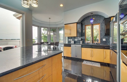 Dennis House | Indoor Pool + Waterfront Deck: Spacious Jay Home