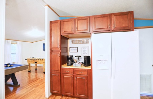 Gilbertsville House | Infinity game table, Shuffleboard, Pool table! Come enjoy the amenities.