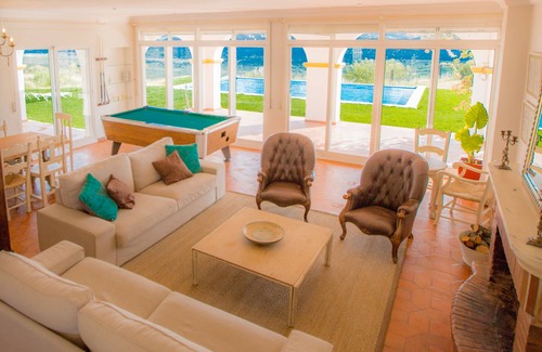 Guadalcanal Villa | Infinity pool 13m. Air conditioner. Billiards. Children's playground and farm.
