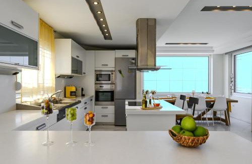 Atsipópoulon Villa | Infinity Villa with Pool, BBQ and Ping-Pong Table, 2km from the beach