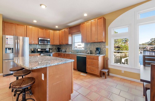 Colington Harbour House | Inlet Palms: Canalfront | Private Pool | Dogs Welcome!