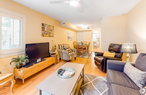 Folly Field House | Inviting getaway with shared pool - quick walk to beach and trolley