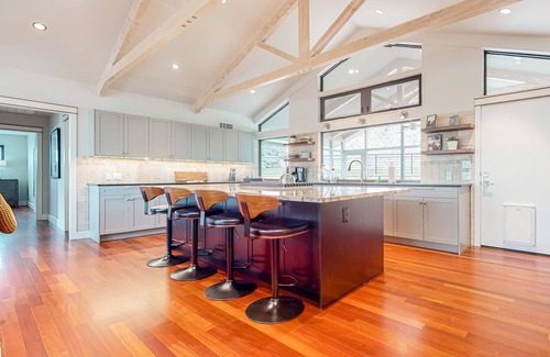 Westwood House | Inviting home with enclosed yard, full kitchen, patio, & W/D