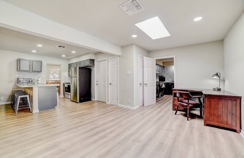 Pecan Valley House | Inviting home with heated pool, enclosed yard, central AC, & W/D - dog-friendly