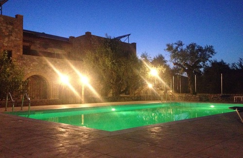 Lefktron Villa | Io Villa 3 a little stone castle with pool