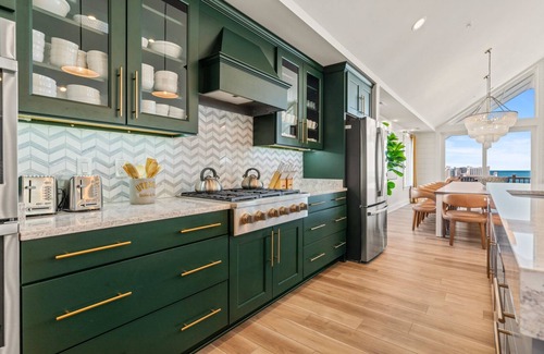 Kill Devil Hills House | Island Enchantment - Oceanfront Pet Friendly Home w/Cabana Service! FlexStay! Incredible Views, Poolside Tiki Bar, Hot Tub, and More!