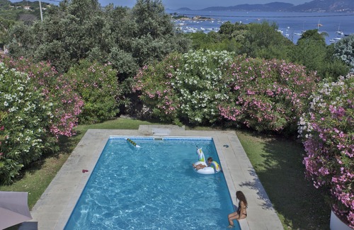 Isolella House | Isolella house with sea view; swimming pool; 14 people, Stagnola beach at 200m