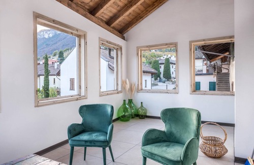 Tramin Apartment | Apartment "Eichhof Thymian" with Private Covered Terrace, Shared Garden & Wi-Fi
