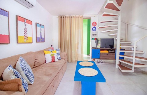 Itacimirim House | IT03 Bangalô Duplex 3 Suítes Pé na Areia, Itacimirim
