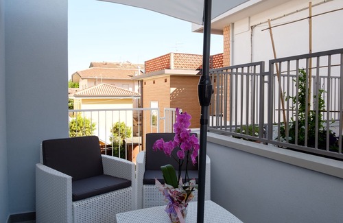 San Mauro a Mare Apartment | Itaca apartment directly on the beach of San Mauro Mare