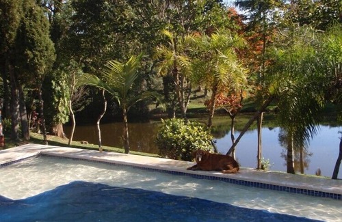 Aracoiaba da Serra House | Jacaranda Place 125. 000m2, Headquarters overlooking the Lake, Pool, Court, Orchard