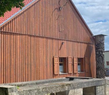 Eckartsberga Apartment | Jagdhaus auf dem Forsthof mit Sauna