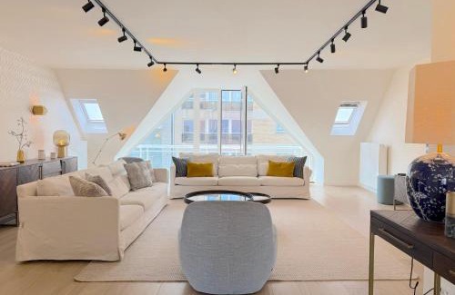 Knokke Apartment | JAMES 21 - exceptional retro design triplex apartment at the beach of Knokke