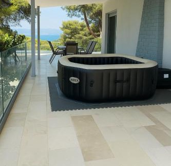 Skala Oropou House | Jasmin House - Sea view - In town