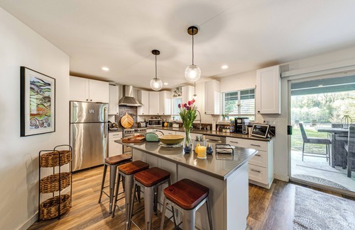 Concrete House | Jay's Salmon Run RetreatnBreathtaking Riverfront Views-Hot Tub, Firepit, Pinball
