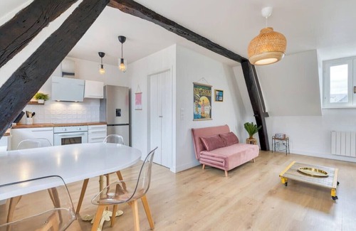 Quartier Pasteur Apartment | Jeanne à dit, charmant duplex Vieux Marché à Rouen