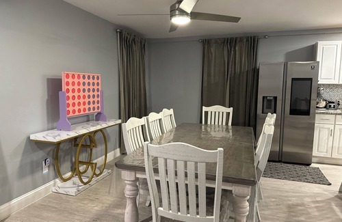 Port Monmouth House | Jersey Shore Beach House + Stock Tank Pool, Pac Man, Corn Hole, Connect Four
