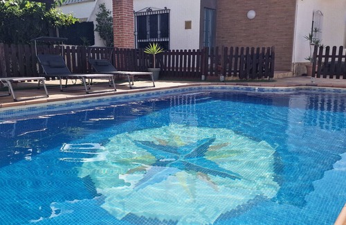 Riumar Ski Chalet | "Josef"@MARISOL: 490m to the beach, private pool, A/C, WiFi, dog beach.