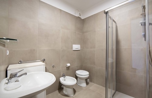 Pieve Vecchia Apartment | Junior Suite 5 with Shared Pool and Private Balcony