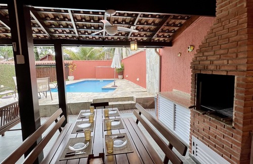 Juquehy House | JUQUEHY! Best beach in SP Wonderful house with pool, gourmet balcony, AC