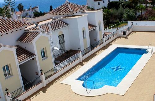 Chimenea Apartment | Just above Burriana beach, pool, large terrace, panoramic sea view