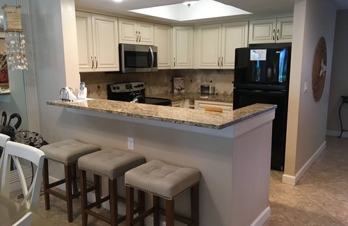 St. Augustine Beach Condo | Just Updated - Beach Side Spacious Ground Floor Flat Condo - steps to the beach!