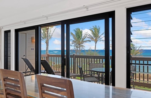 Lihue Condo | Kaha Lani Resort #326, Oceanfront, Steps to Beach, Free WiFi & Parking